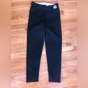 Women's Black Fleece-Lined Warm Thermal Leggings